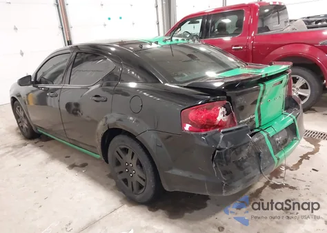 2013 Dodge Avenger Se из США, поврежденный, VIN 1C3CDZAB0DN754003